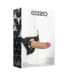 Страпон женский EGZO Evolution STR003 (17,5 см х 3,5 см )