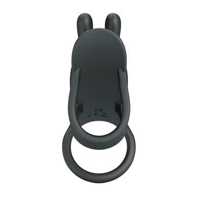 Насадка з вібрацією Pretty Love - MATTY Vibrating Penis Sleeve BLACK, BI-210326