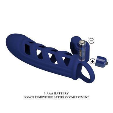 Насадка з вібрацією Pretty Love - Powerful ring 10 vibration functions, BI-026237-3