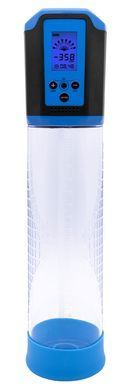 Автоматична вакуумна помпа із зарядкою від USB та LCD дисплеєм CANWIN Passion Pump Men Blue - P648AU