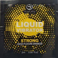 Стимулирующий гель Secret Play - Strong Liquid Vibrator sachet, 2 ml
