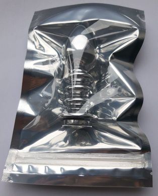 Рифленая анальная пробка с кристалом SKN-MS102 ( длина - 11.5 см, диаметр - 4 см, вес - 182 гр. )