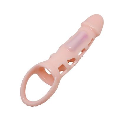 Насадка-презерватив з вібрацією "Men extension" BI-026209
