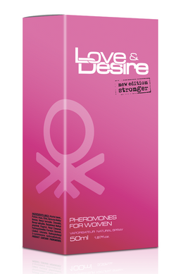 Туалетная вода с феромонами для женщин Love & Desire for Women, 50 ml