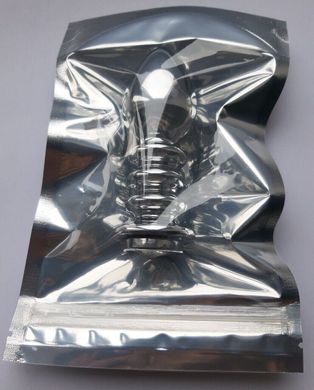 Рифленая анальная пробка с кристалом SKN-MS103 ( длина - 11.5 см, диаметр - 4 см, вес - 182 гр. )