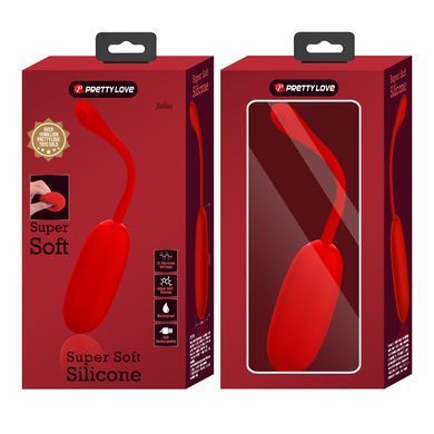 Перезаряжаемое вибро яйцо Pretty Love - Julius EGG Red, BI-014653-2