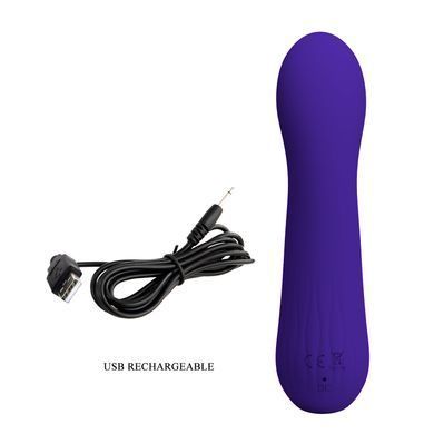 УЦІНКА - Вібромасажер для стимуляції точки G Pretty Love - Faun Dark Purple, DIS-BI-014724-3