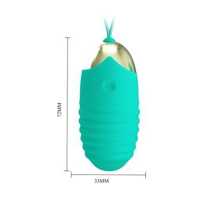 Виброяйцо серии Pretty Love - Jessica Dream chaser 3 Green, BI-014362W-3A4
