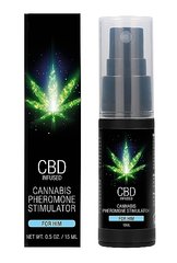Духи с феромонами для мужчин Shots - CBD Cannabis Pheromone Stimulator For Him , 15 ml