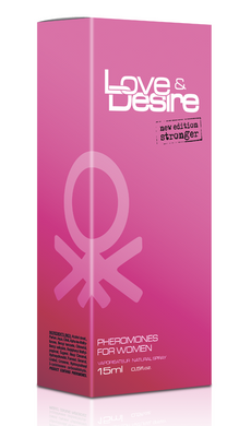 Туалетная вода с феромонами для женщин Love & Desire for Women, 15 ml