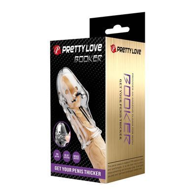 Насадка стимулююча Pretty Love - Booker Clear, BI-026289M