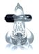 Эрекционное вибро кольцо BOSS - Dolphin Vibro CockRing Clear, BS6700050