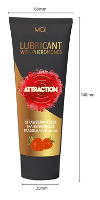 Вагінальний лубрикант з феромонами та ароматом полуниці Mai - Attraction Lubricant with Pheromones Strawberry, 100 ml