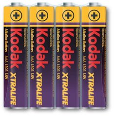Батарейка лужна Kodak XTRALIFE Alkaline LR03 AAA (4 шт)