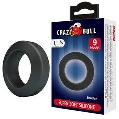 Эрекционное кольцо Crazy Bull №9 - Brodan super soft silicone, BI-210351