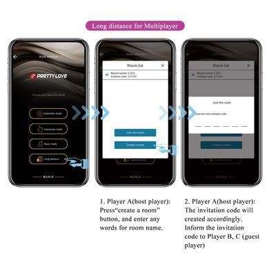 Вибромассажер серии Pretty Love - FRANZ Mobile APP remote control, BW-022101HP