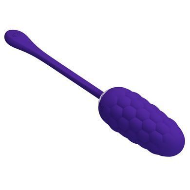 УЦІНКА - Віброяйце з рельєфним дизайном Pretty Love - MARINA EGG Purple, DIS-BI-014708-3