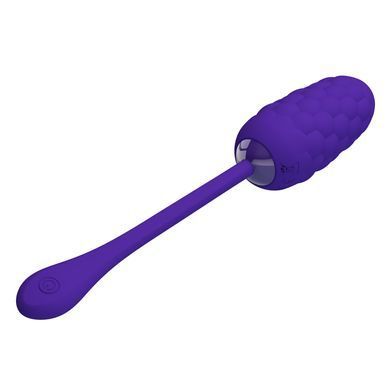 УЦІНКА - Віброяйце з рельєфним дизайном Pretty Love - MARINA EGG Purple, DIS-BI-014708-3