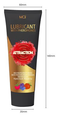 Вагінальний лубрикант з феромонами та ароматом лісових ягід Mai - Attraction Lubricant with Pheromones Red Fruits, 100 ml