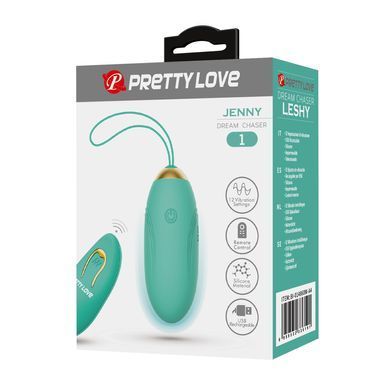 Виброяйцо серии Pretty Love - Jenny Dream chaser 1 Green, BI-014362W-9A4