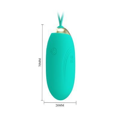 Виброяйцо серии Pretty Love - Jenny Dream chaser 1 Green, BI-014362W-9A4