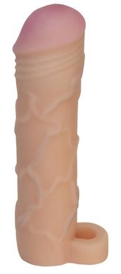 Удлиняющая Насадка - презерватив EGZO Ciberskin ES004 ( 21 см х 3,9 см )