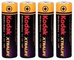 Батарейка щелочная Kodak XTRALIFE Alkaline LR6 AA ( 4 шт )