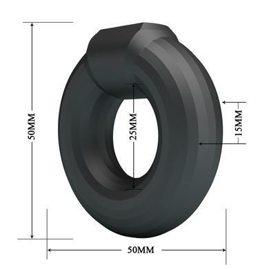 Эрекционное кольцо Crazy Bull №2 - Kayke super soft silicone, BI-210360