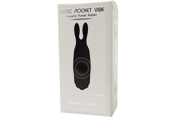 Вібропуля Adrien Lastic-Pocket Rabbit Black, 33499
