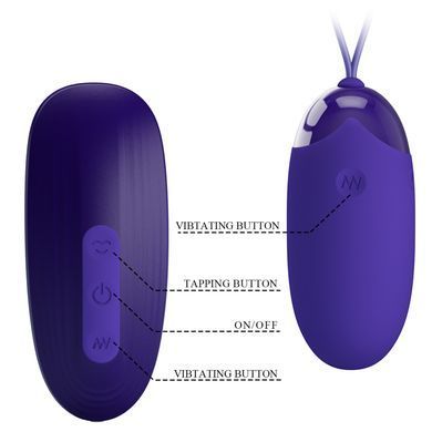 Комплект з віброяйця і вакуумного стимулятора Pretty Love - ORTHUS Youth Multifunctional 2 in 1, BI-014901WL