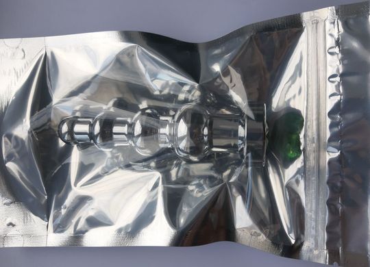 Рифлена анальна пробка з кристалом SKN-MS109 (довжина 12,9 см, діаметр 3,8 см, Вага 181 гр. )