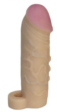 Удлиняющая насадка - презерватив EGZO Ciberskin ES003 ( 16 см х 3,6 см )