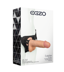Страпон жіночий EGZO Evolution STR004 (19 см х 4,5 см)