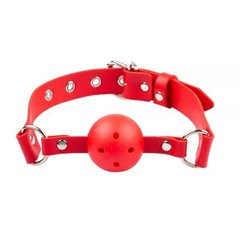 Кляп Breathable ball gag plastic, RED
