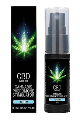 Духи с феромонами для мужчин Shots - CBD Cannabis Pheromone Stimulator For Him , 15 ml