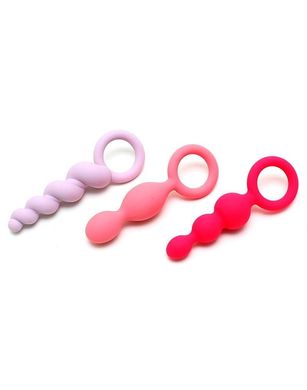 Набор анальных игрушек Satisfyer Plugs colored ( 3 шт ), SAT2324