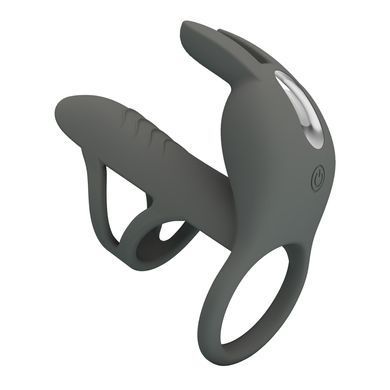 Насадка с вибрацией Pretty Love - MASTER RING GRAY, BI-210326-1