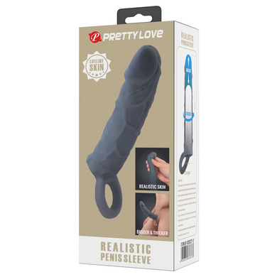 Насадка Pretty Love - Realistic Penis Sleeve, BI-026227-2