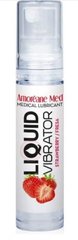 Стимулирующий лубрикант от Amoreane Med: Liquid vibrator - Strawberry ( жидкий вибратор ), 10 ml
