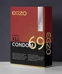 Презервативи збільшеного розміру EGZO "XXL" №3
