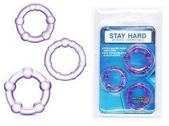 Набор эрекционных колец Stay hard, CN-330300012 Purple