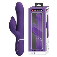 Вібромасажер із поступальним рухом серії Pretty Love - Falin Twinkled Tenderness Dark Purple 7 vibration functions 4 rolling functions, BW-500012-2