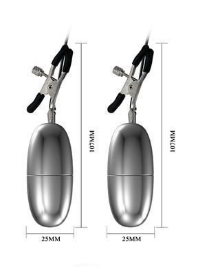 Вибростимулятор для груди Nipple Clamps, BI-010060