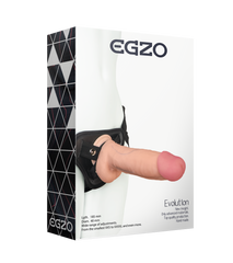 Страпон жіночий EGZO Evolution STR005 (20 см х 4,8 см)