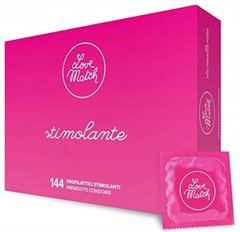 Стимулирующие презервативы с ребристой структурой Love Match - Stimolante, №1