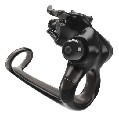 Насадка з вібрацією Pretty Love - BULL WARRIOR BLACK, BI-210333