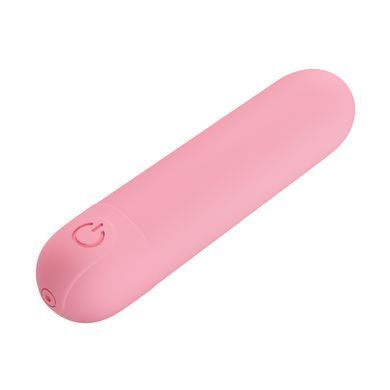 Перезаряжаемая вибропуля Pretty Love - Stefan Light pink, BI-300085-3