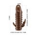 Насадка - презерватив BI-016004-0902S ( коричневая )
