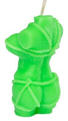 Свічка LOVE FLAME - Shibari I Green Fluor, CPS09-GREEN