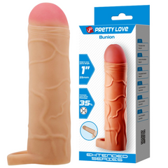 Удлиняющая насадка презерватив Pretty Love - Bunion 1" Flash, BI-026253